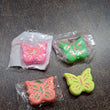 Butterfly Shape Eraser Rubber (1 Pc / Mix Colour & Design)