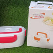 Electric lunch box with heating elements, portable design