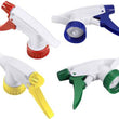 Replacement spray bottle nozzle, trigger type, made of durable plastic with an attached pipe.