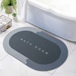 Soft and absorbent bathroom rug for drying