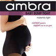 Ambra baby bump black tall 15 denier women pantyhose pack of 2