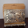 Wooden Key Holder for Home Decor Stylish Metal Gold Antique Elephant Design (1 Pc)