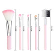 Makeup brushes kit (5 pieces)