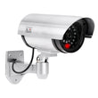 Realistic dummy IR camera for outdoor security, simulates a working CCTV camera.