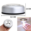 Portable LED light with touch feature