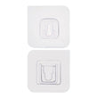 Adhesive wall hooks, pack of 20, heavy duty and easy to install.