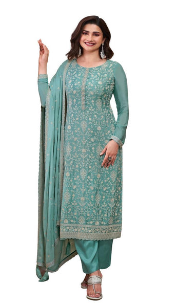 Plazzo set with Top and Dupatta