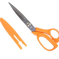 Stainless steel scissors with cover, 8 inch