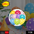 Colorful balloon pack for party decorations, 100 balloons included.