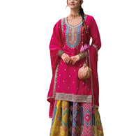 Heavy Chinon Suit with Dupatta