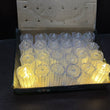 24 Pc Flameless and Smokeless Decorative Melting Candles LED Tea Light Candle Flickering Electronic Candle