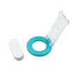 Sanitary handle for lifting toilet seat without touching