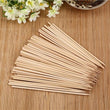 Bamboo skewers for BBQ with a smooth finish.