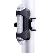 Waterproof LED light for bicycle front, white color.