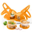 Lunch Box (200 ml each Container) with Attractive Stand - 4 pcs