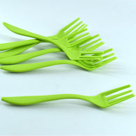 Small plastic serving fork set 6 pieces.