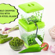 Vegetable cutter with steel blade