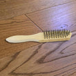 Wooden Handle Steel Wire Brush (1 Pc)