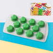 Silicone Mold Ice Cube Tray Creative Sweet Multi Type Ice Tray , Ice Cube Trays Multi Fruit Shape Ice Tray (1 Pc)