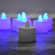 Blue LED tealight candles for home decoration