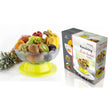 Revolving bowl for fruits and vegetables with a round design