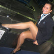 3 pack Cabin Crew Quality Gloss Shine Pantyhose