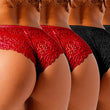 3 pack Women's Ultrasoft Lace Thong Panties