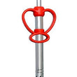 Heart-shaped electric gas lighter with a mild steel body for easy kitchen ignition.