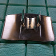 Durable cutting protector for kitchen safety, stainless steel material.