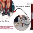 Steel air pump with strong construction, suitable for various inflation applications.