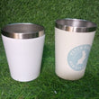 Portable stainless steel drinking glass for home and office