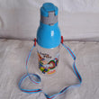 Sports water bottle with insulated design, straw, and dori