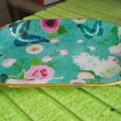 Big Plastic Flower Printed Design Serving Tray (1 Pc / 35 x 24 CM / Mix Color)