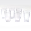 Ganesh Decent 350ml glasses, set of 6, different perspectives.