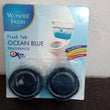 Ocean blue toilet flush tabs for 100-gram cleaning