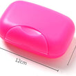 Soap dish with cover for travel