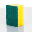 2 in 1 scrub sponge for kitchen and bathroom cleaning