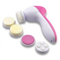 5-in-1 body and facial massager in pink.