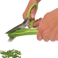 Stainless steel herb scissors