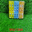 Non-slip cloth drying clips in assorted colors for daily use.