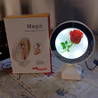 Plastic 2 in 1 Mirror Come Photo Frame with Led Light