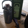 Stainless Steel Vacuum Insulated Water Bottle with Handle & Adjustable Strap (1000 ML / 1 Pc / Mix Color)