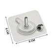 Durable adhesive wall hook for reliable use