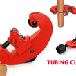 Tubing pipe cutter with detailed view