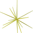 3D Gold Star Hanging Decoration Star, Acrylic Look  Hanging Luminous Star for Windows, Home, Garden Festive Embellishments for Holiday Parties Weddings Birthday Home Decoration (Medium)