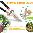 Ergonomic garden pruners for easy grip