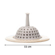 Silicone strainer for kitchen sink, flexible design