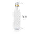 Elegant diamond cut bottle, perfect for all ages