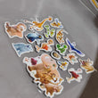 Animals Design Adhesive 3D Stickers (1 Sheet / 22×19 Cm)