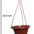 Stylish hanging pot for indoor or outdoor use